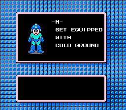 get equipped with cold ground