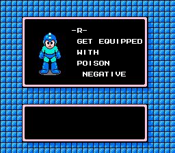 get equipped with poison negative