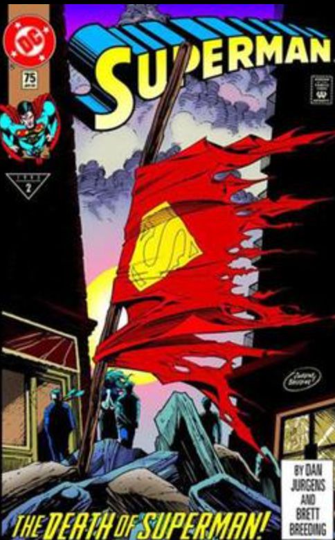 cover of Death of Superman comic book