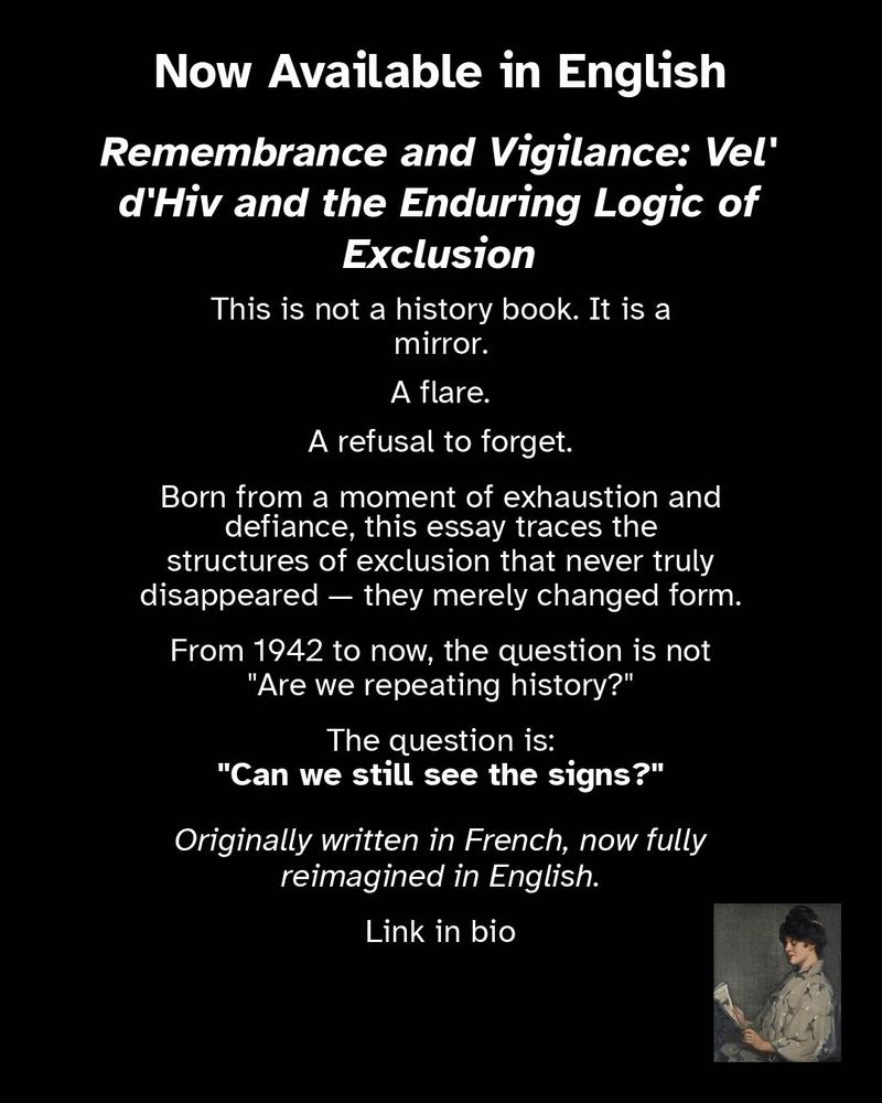 Now Available in English - Remembrance and Vigilance. 