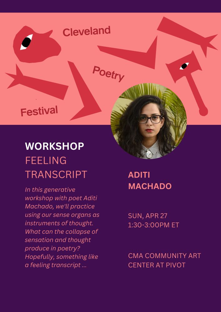 Workshop: Feeling Transcript, April 27, 1.30-3 pm, @ CMA Community Art Center at Pivot