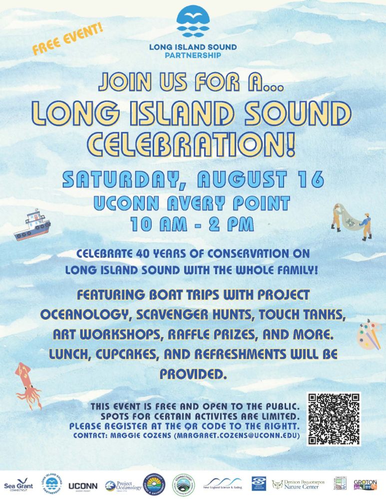 Flier for Aug. 16 free family event celebrating Long Island Sound