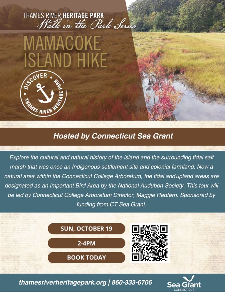 Flier for Mamacoke Island hike on Oct. 19