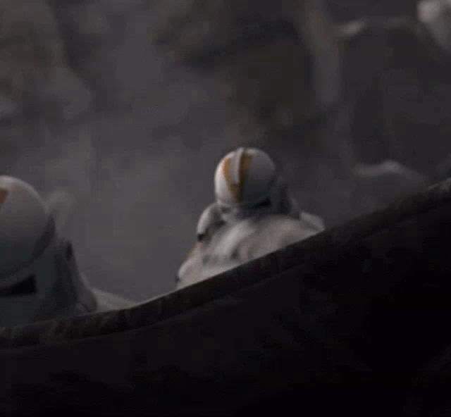 a picture of a clone trooper with the words hello there below him