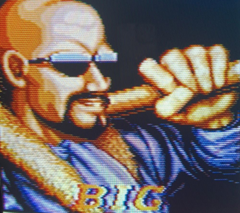 he gives a little smile when you select him to fight. he loves it! 