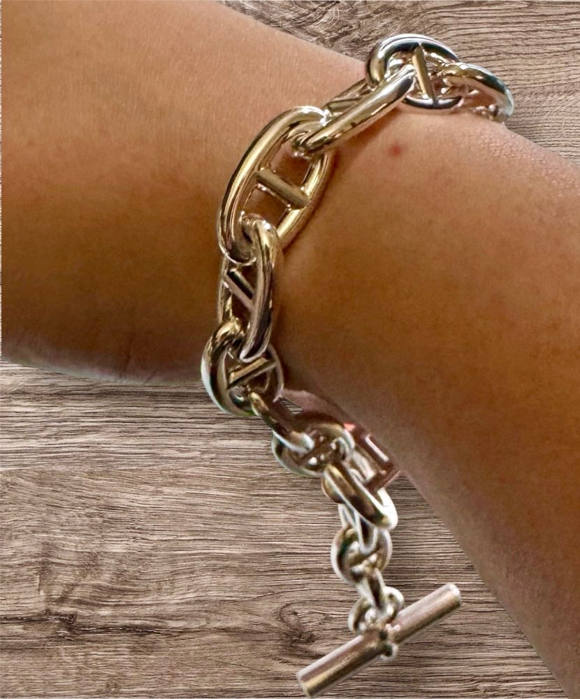 HERMES(エルメス) シェーヌダンクルGMブレスレット 13コマ