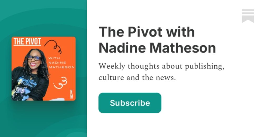 Subscribe to The Pivot with Nadine Matheson