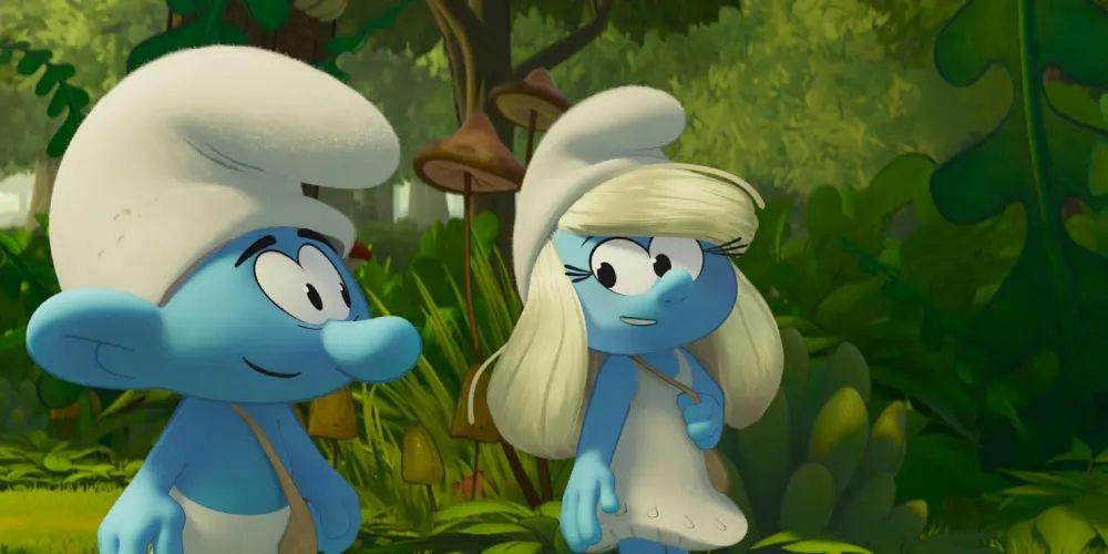 Picture from the 2025 animated movie "Smurfs".