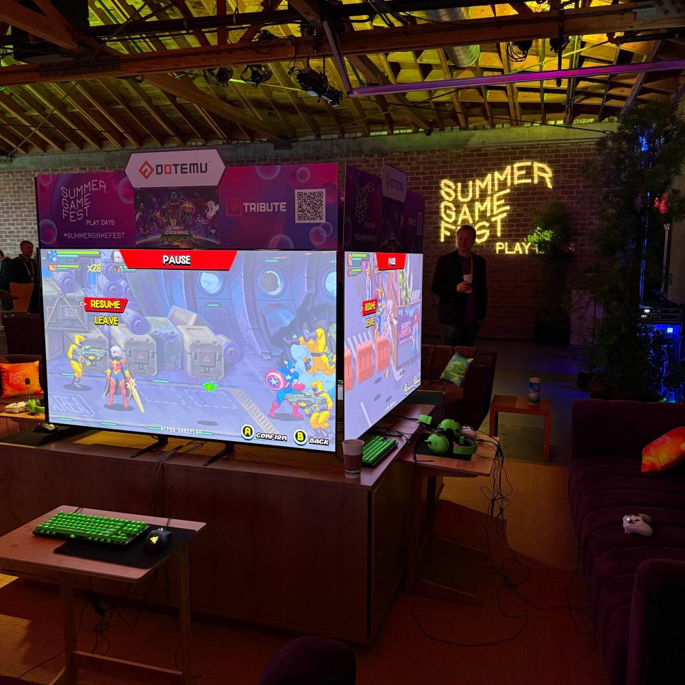 The MARVEL Cosmic Invasion booth at Summer Game Fest Play Days