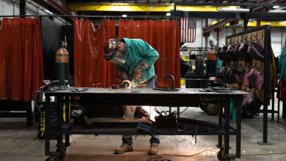 President Donald Trump’s shock-and-awe tariff campaign is off to a slow start when it comes to reviving American manufacturing jobs.