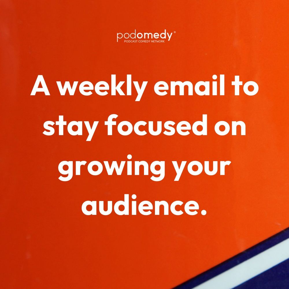 a weekly email to stay focused on growing your audience