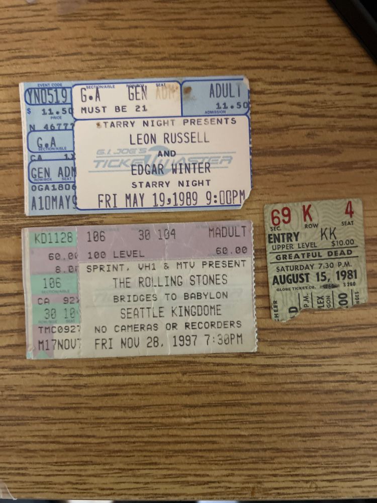 We are probably pretty much the same age LOL
I’m sure you remember Leon Russell and Edgar Winter. Everybody knows the Rolling Stones and Grateful Dead. 
I live in Portland Oregon the last 50 years or so
That’s where I saw most of my concerts 
I grew up in Pennsylvania