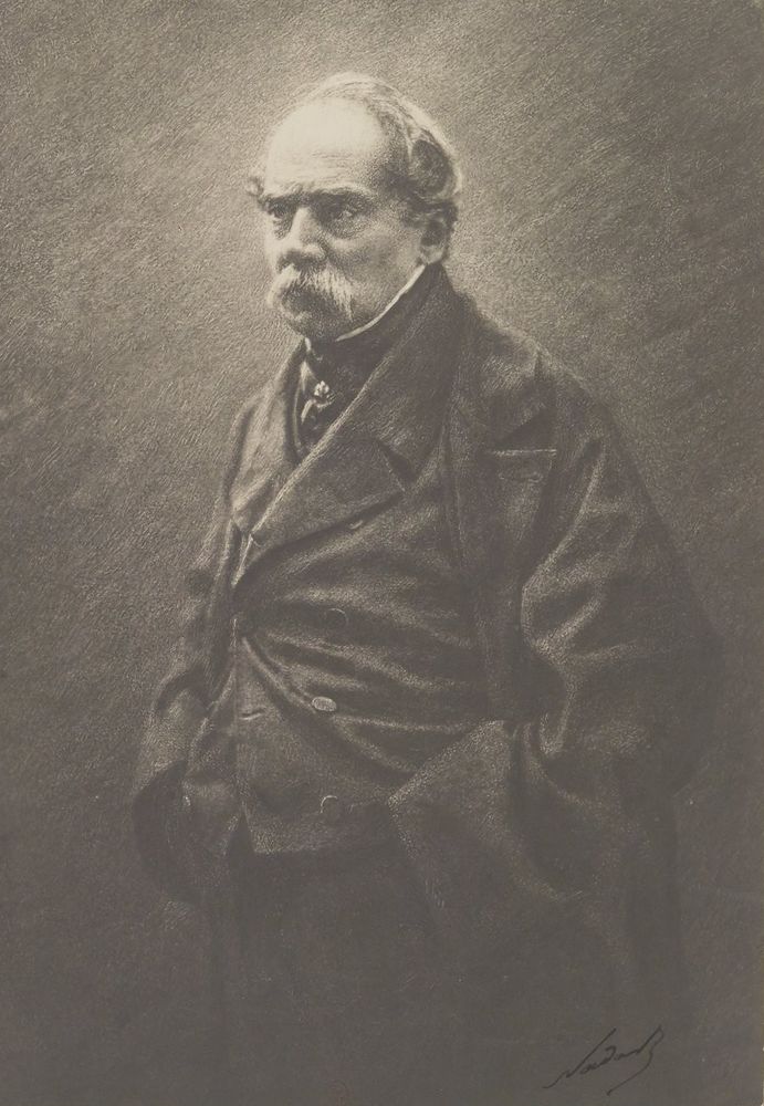 Een fotografisch portret van Constantin Guys door de beroemde fotograaf Félix Nadar