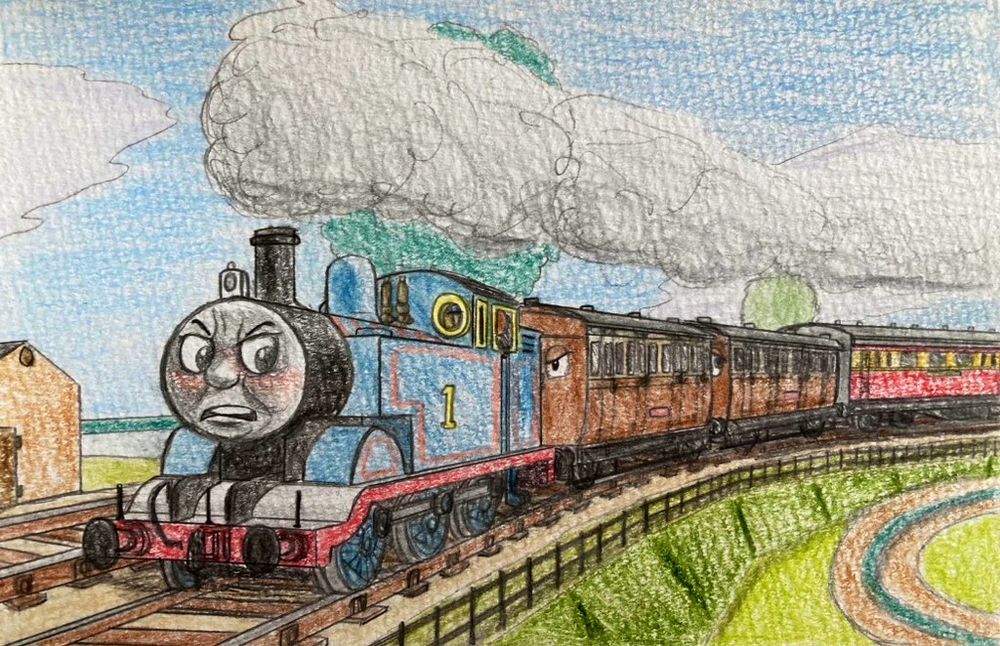 二次創作『トーマスとジェームス、軽便鉄道へ』第2話挿絵3