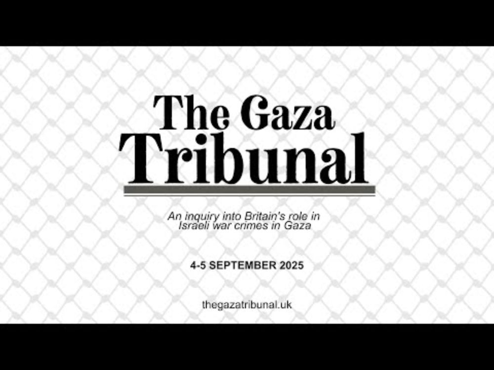 The Gaza Tribunal - Day One