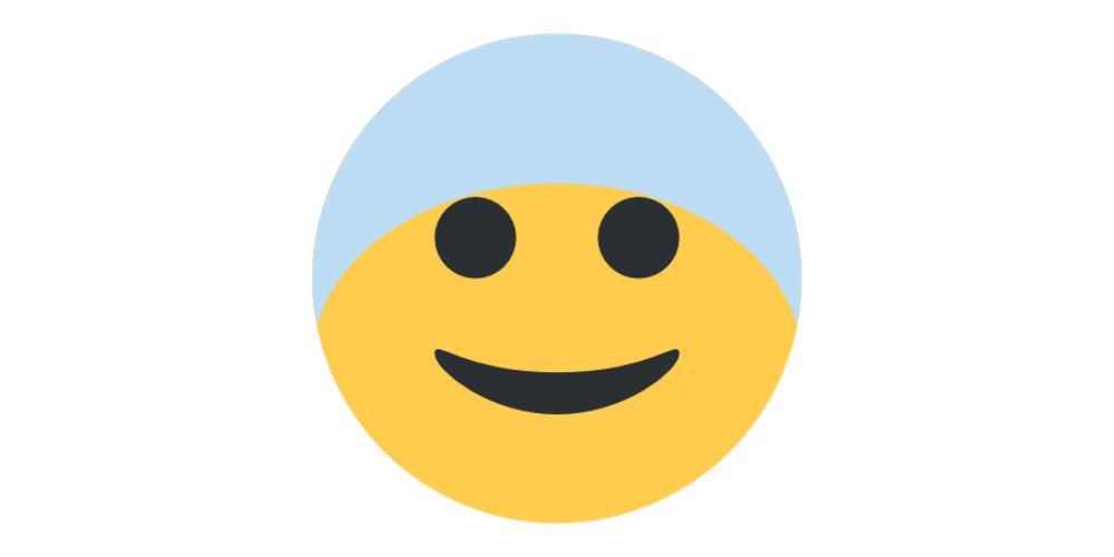 An Emoji Mashup combining 🌚 and 😨. 