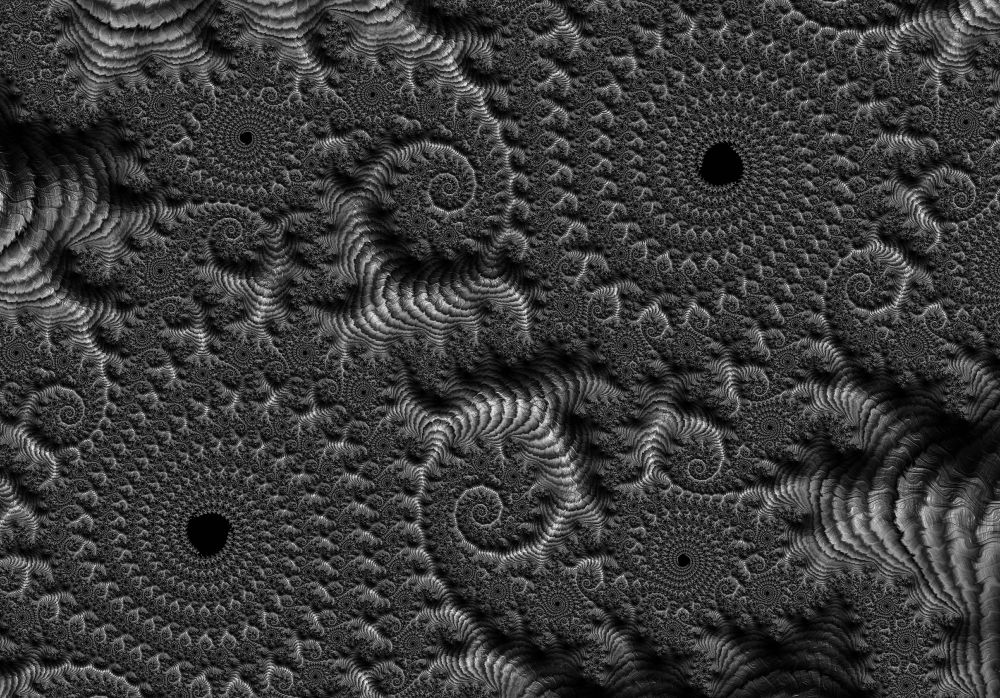 A Striped Spiral Fractal 