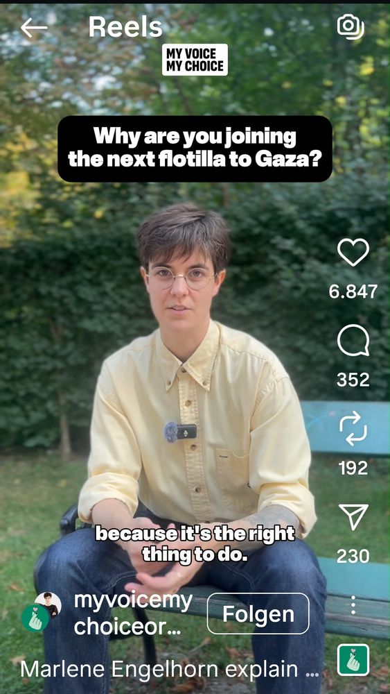 Ein Statement von der BASF Erwin engelhorn, warum sie sich der Bootstour Richtung Gaza anschließen wird. Was dann aber nicht geschah.