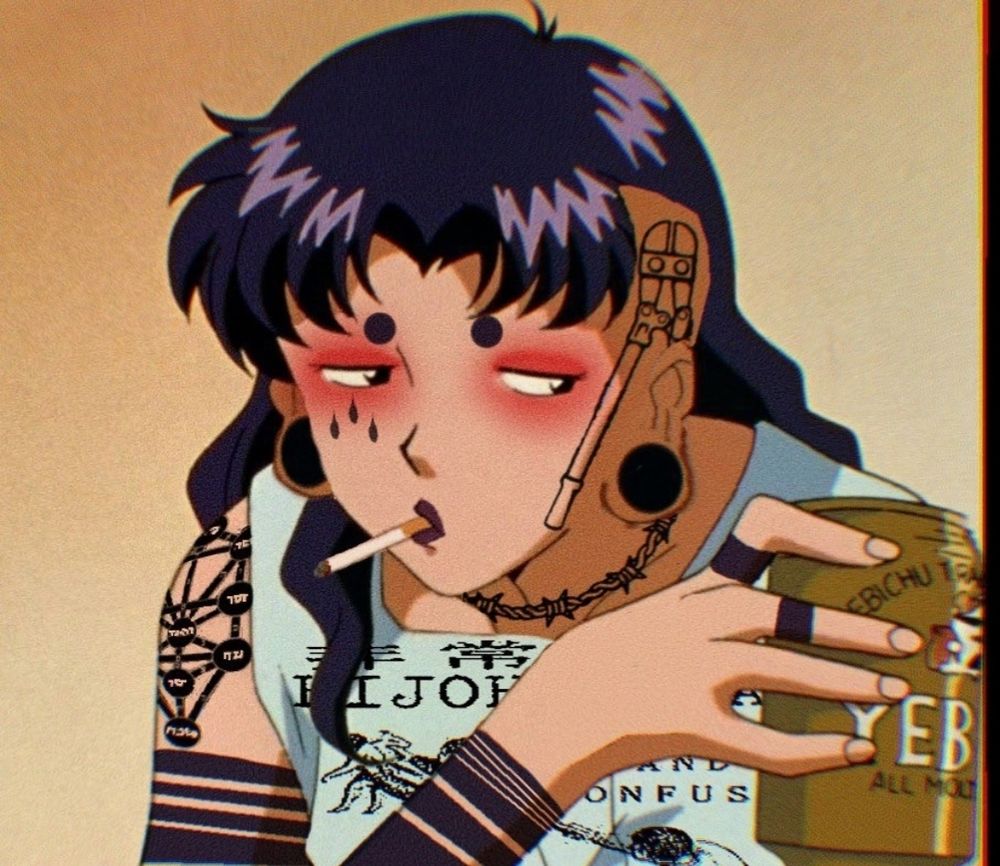 Misato as a noise musician