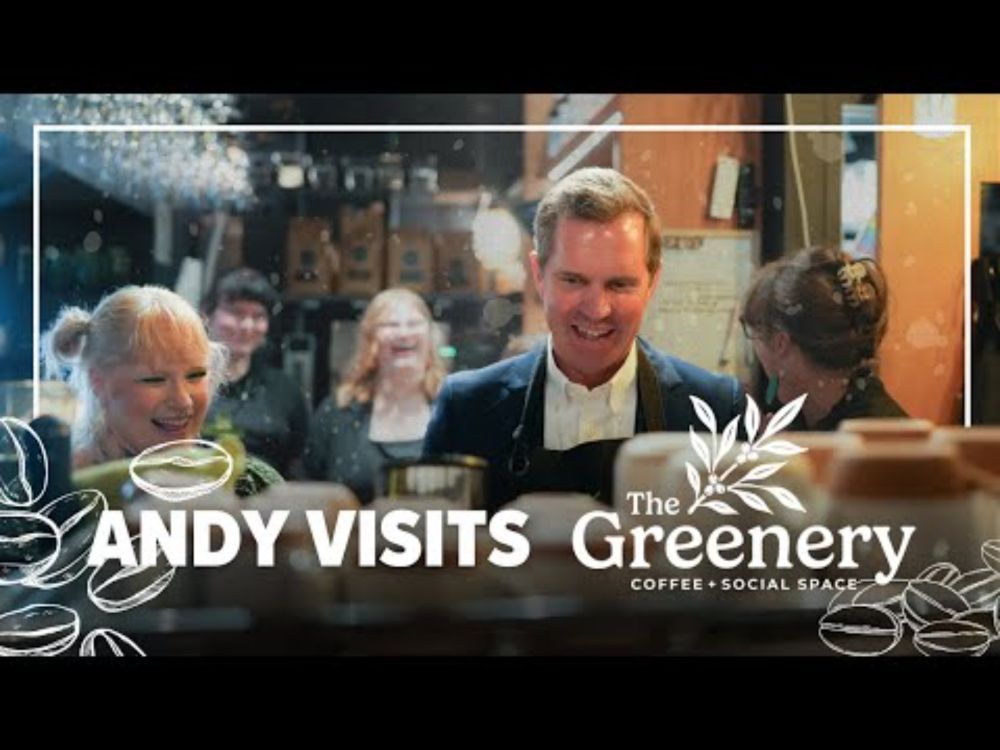 A Governor Behind the Counter: Andy Beshear’s Latte at The Greenery Cafe