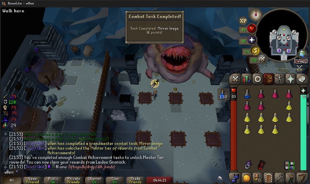 osrs account wllen getting master cas with the ca mirror image at duke