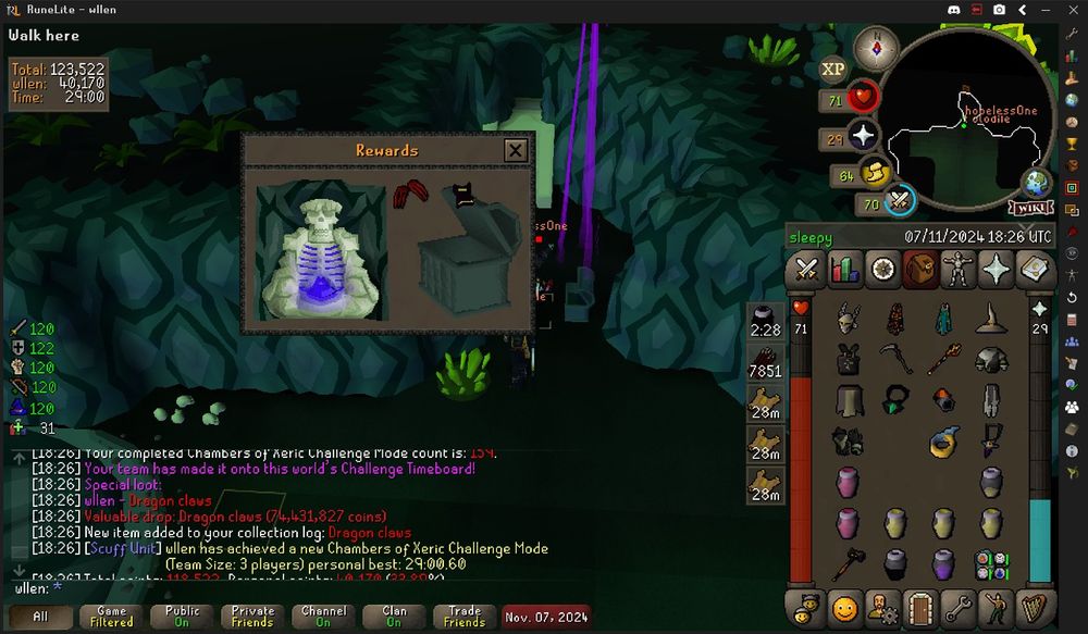 cox cm kc 159 giving dragon claws