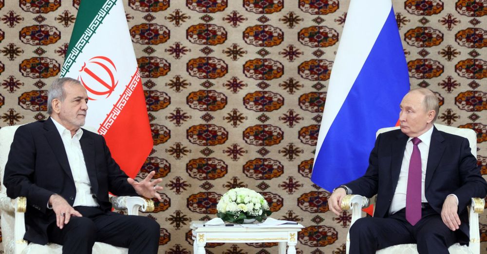 Russia's Putin cements ties with Iranian president in Central Asia meeting