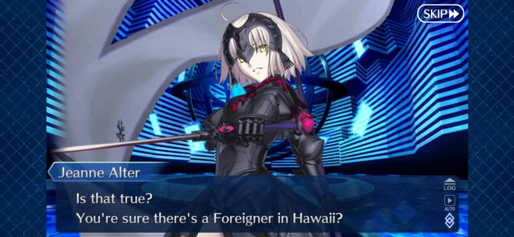 Jeanne Alter, "You're sure there's a Foreigner in Hawaii?"