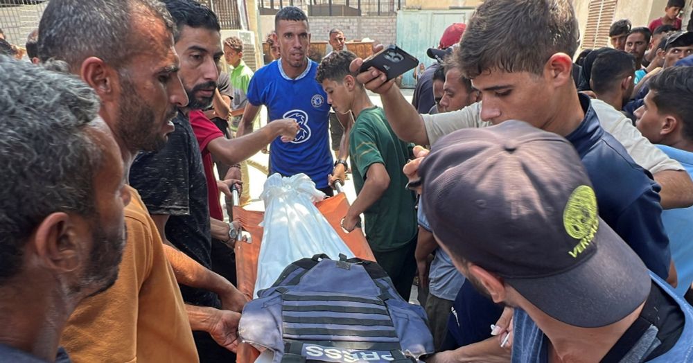 Israel struck Nasser hospital in the south of the Gaza Strip on Monday, killing at least 20 people, including five journalists who worked for Reuters, the Associated Press, Al Jazeera and others.