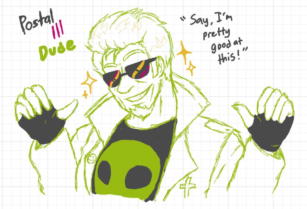 I KNOW POSTAL 3 SUCKS IN A WAY BUT CAN WE APPRECIATE HOW STUPID HE IS-