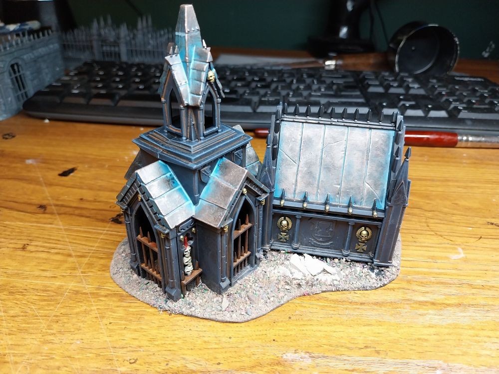 Garden of morr crypts piece of scenery for age of sigmar