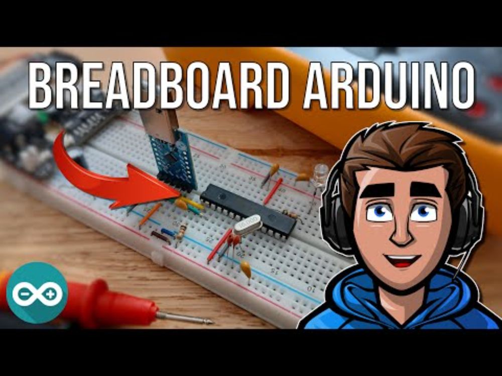 A breadboard Arduino with ATMEGA328P! Build, Schematic & Programming | CEE #003
