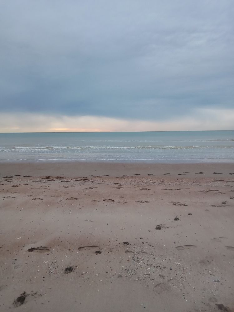 Paysage de plage et de mer.