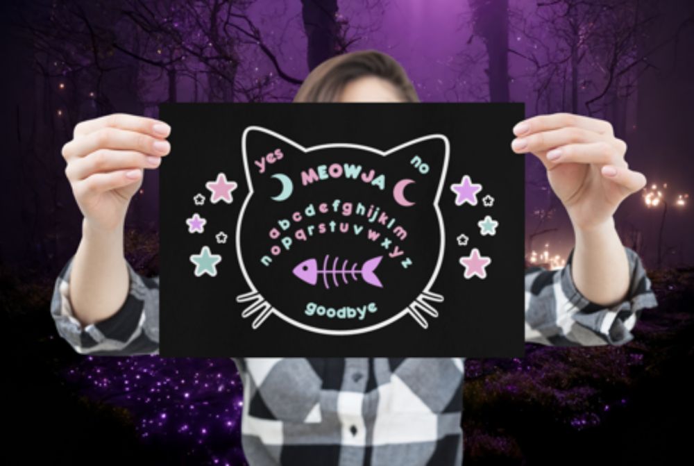 Meowja Pastel Goth Printable Posters - Sasyall's Ko-fi Shop