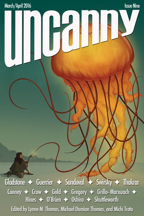 Uncanny Magazine Issue 9 Cover by Katy Shuttleworth