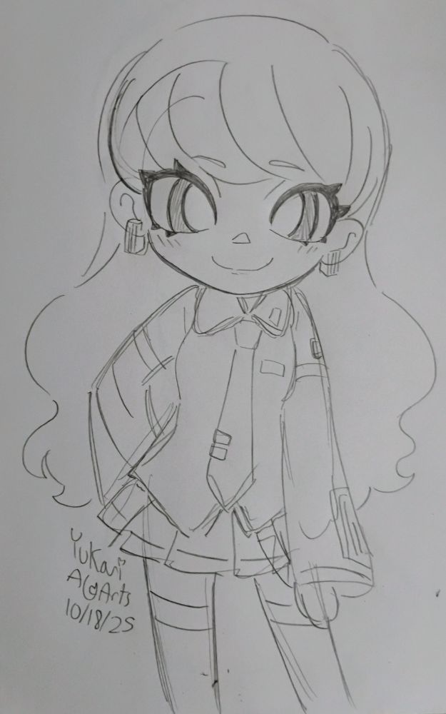 Yukari from Precure as Hatsune Miku.