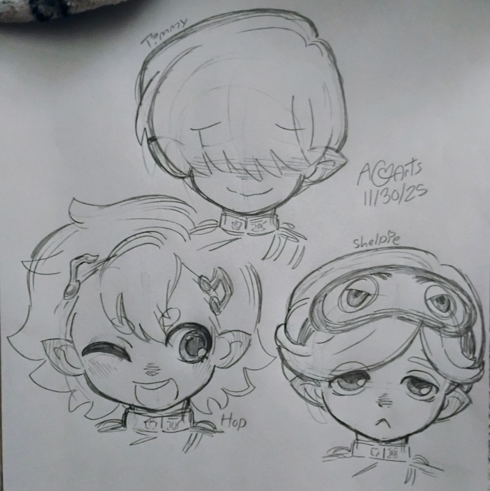 Timmy, Hop, and Shelpie from Twisted Wonderland.