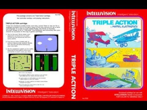 Triple Action Intellivision (Mattel Electronics) 1981