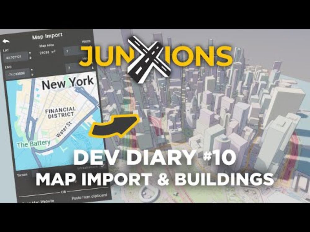 10: Map Import & Buildings - Junxions Dev Progress
