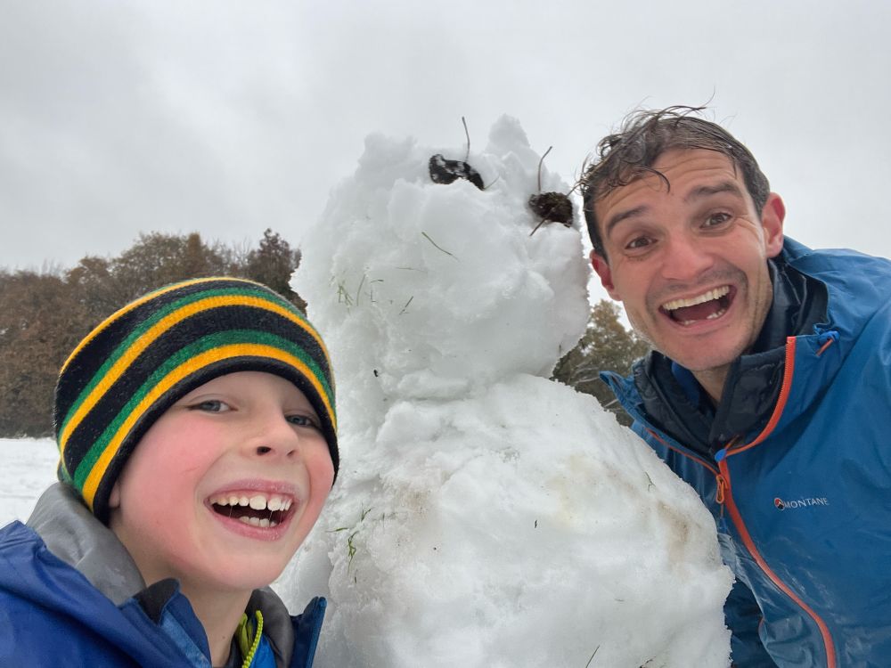 Building a snowman