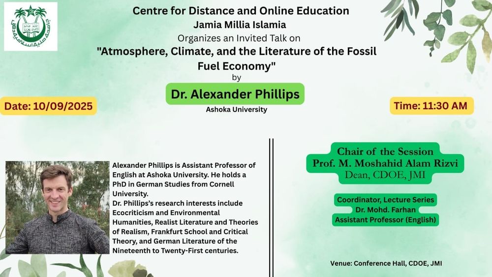 Lecture announcement.