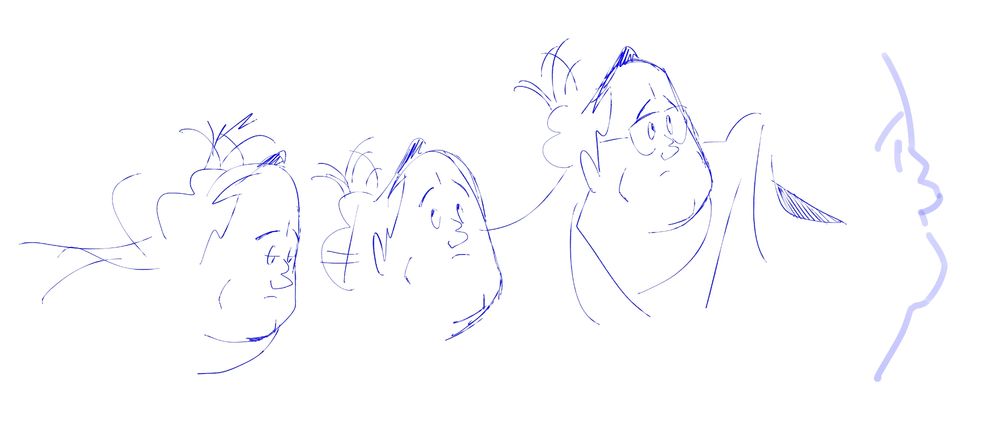 Robbie's dad bill (OC drawings)