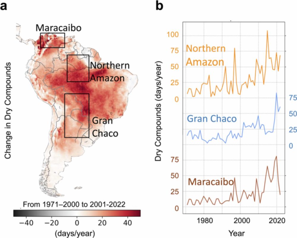 South America is becoming warmer, drier, and more flammable - Communications Earth & Environment