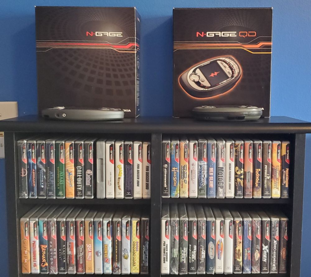 My almost-complete collection of N-Gage games