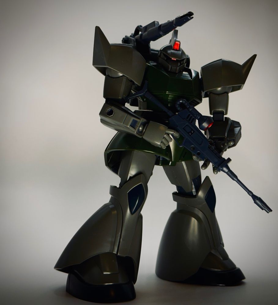 A 1/144 scale model of the HGUC MS-14C Gelgoog Cannon
