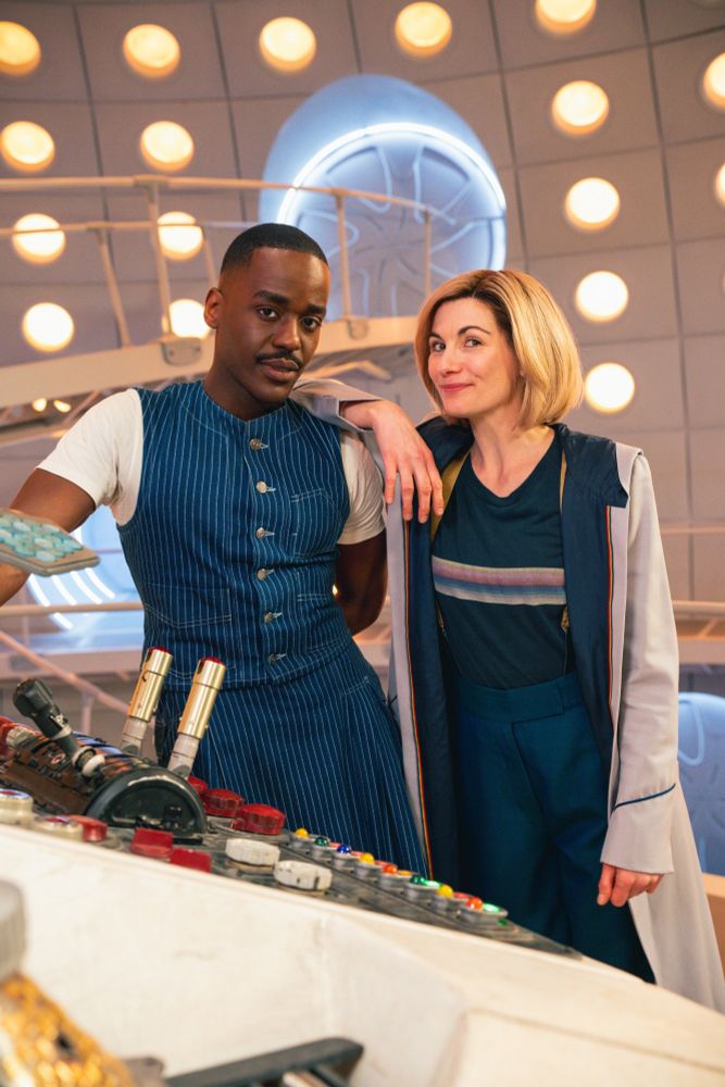Still from Doctor Who where the colours are slightly off on the Doctor's shirt IMHO.