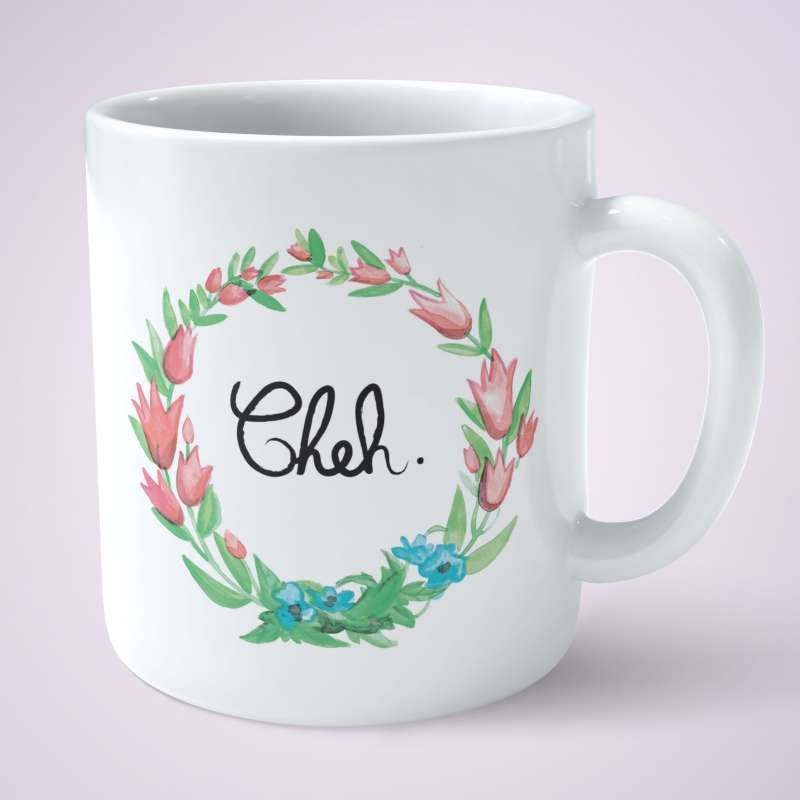 Mug Cheh. Garage Deloffre. Par la formidable Sandrine Deloffre. 
https://librairie.lapin.org/fr/15-goodies 