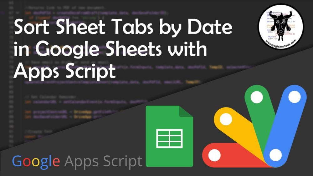 Sort Sheet Tabs by Date in Google Sheets with Apps Script