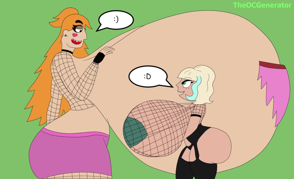 Porn Star Summer, an alternate version of adult Summer Smith from 'Rick and Morty' is talking with an alternate version of Jackie Lynn Thomas from Star vs the Forces of Evil. They both have wild exaggerated boobs and skimpy clothing, as Jackie takes after Summer. 