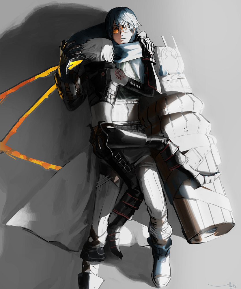 Fan art of Haseo and Ovan